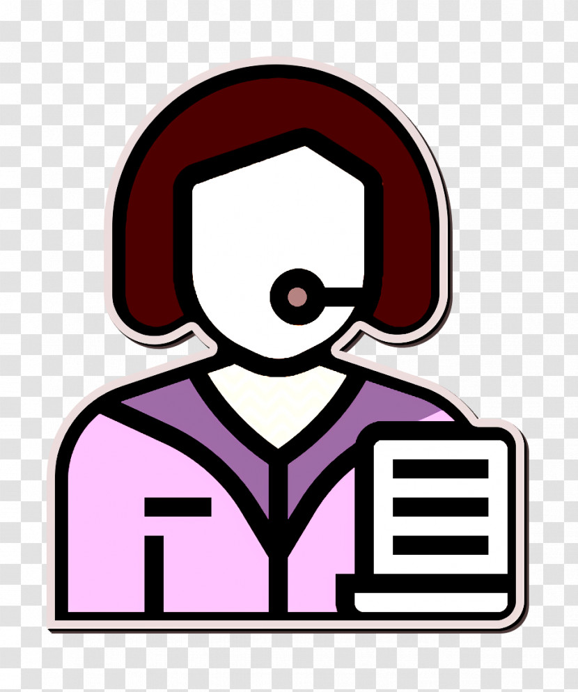 Jobs And Occupations Icon Clerk Icon Salesman Icon Transparent PNG