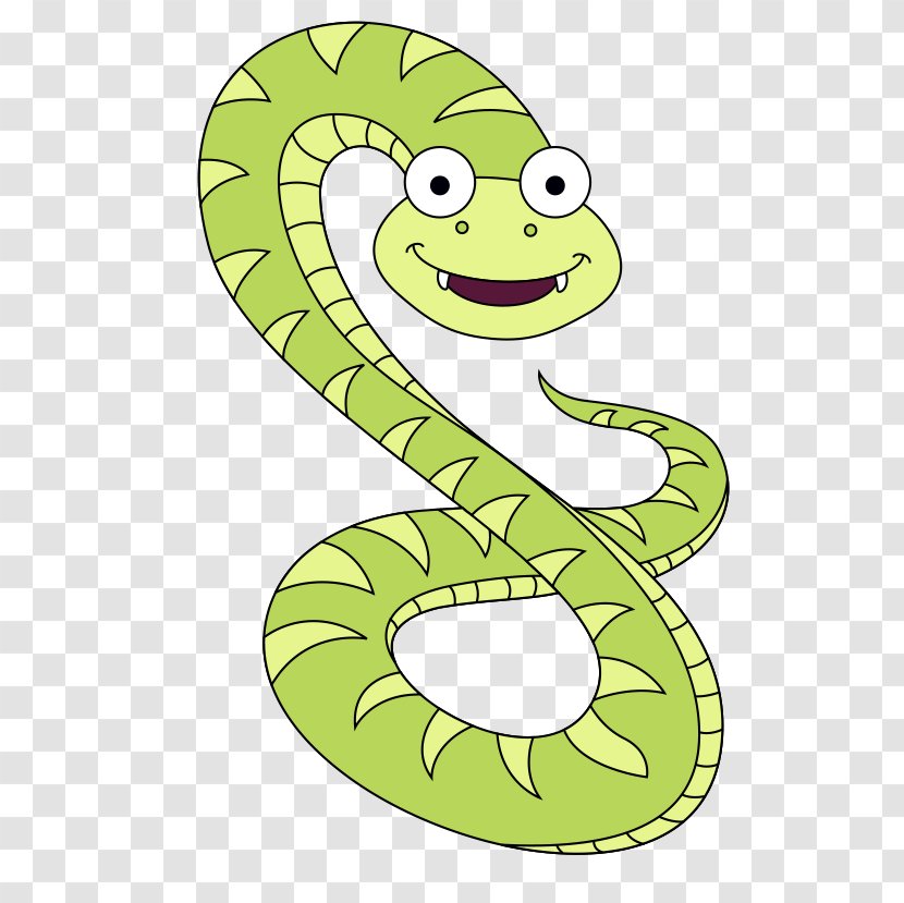 Snake Cartoon Royalty-free - Grass - Vector Cute Transparent PNG