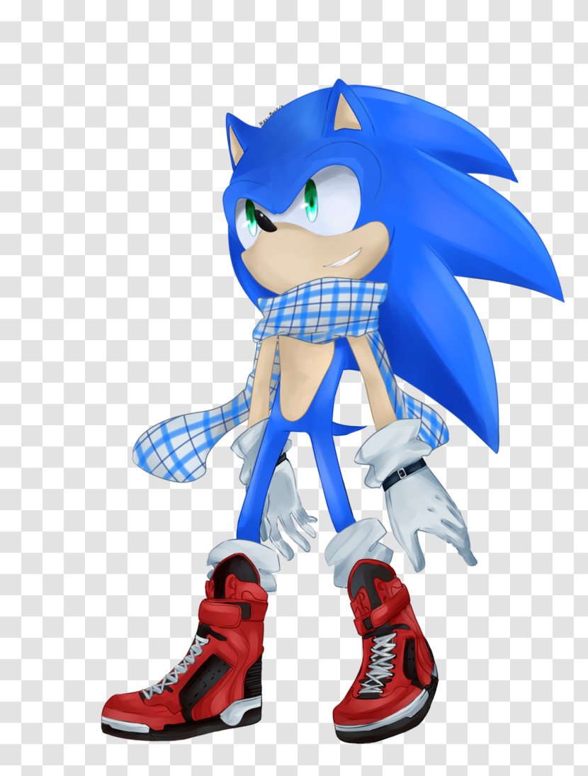 Sonic The Hedgehog Character Cobalt Blue Figurine - Silhouette Transparent PNG