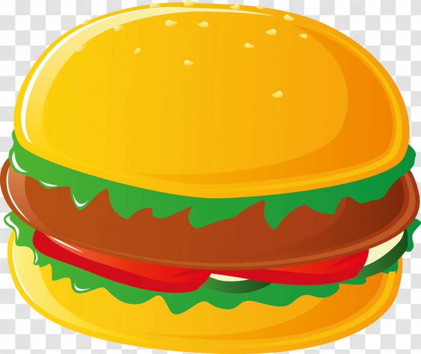 Hamburger Hot Dog Cheeseburger Pizza French Fries - Beef Burger 3D Vector Transparent PNG