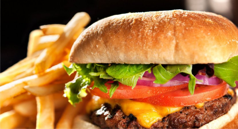 Hamburger French Fries Cheeseburger Submarine Sandwich Patty - Veggie Burger - And Transparent PNG