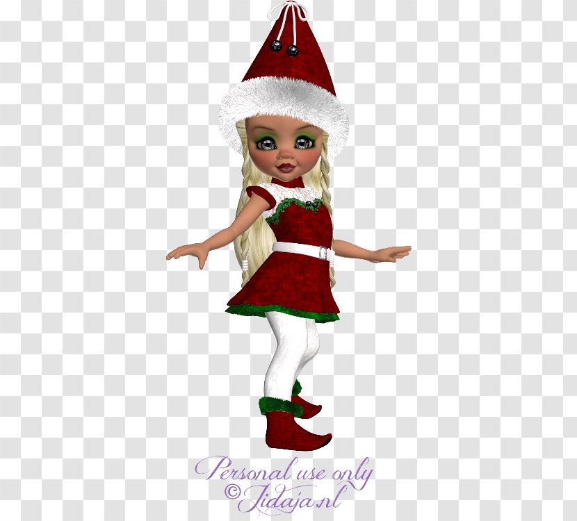 Rag Doll Christmas Day Pin Elf - Watercolor - Wisteria Cottage Transparent PNG