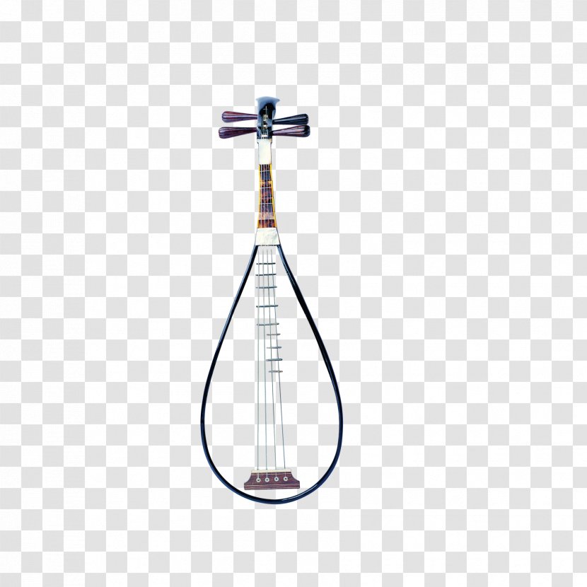 Poster Chinoiserie Download - Silhouette - Musical Instruments Transparent PNG