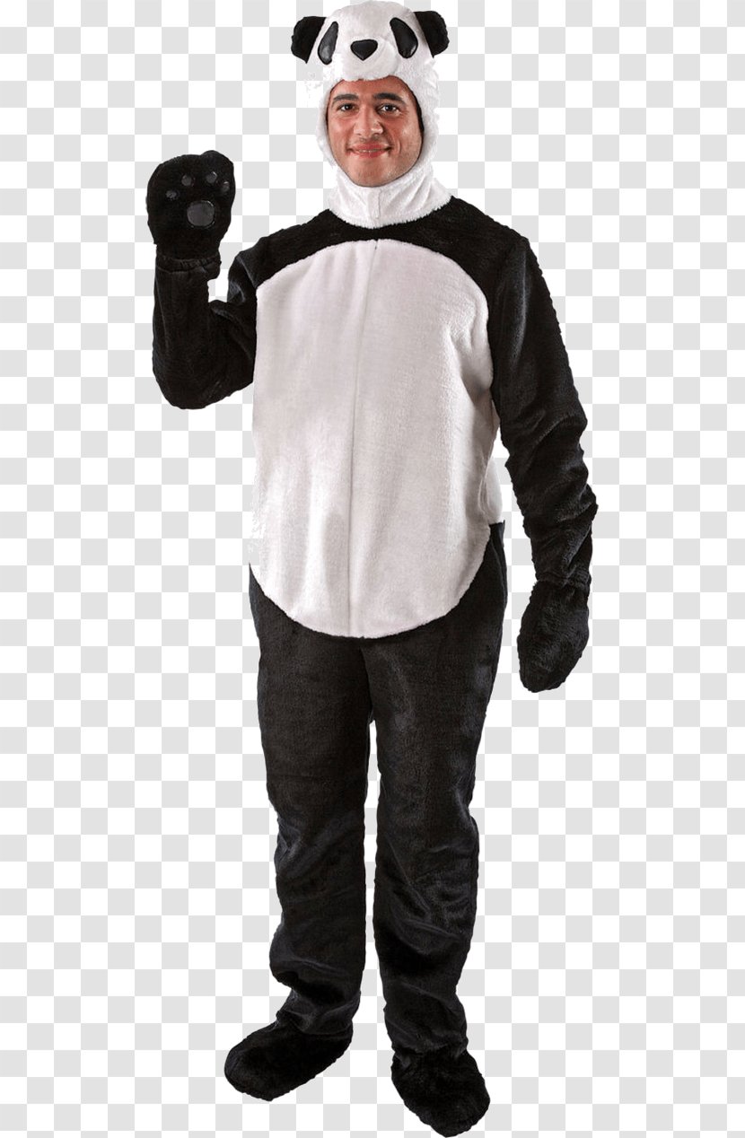 Giant Panda Bear Costume Disguise Suit - Outerwear Transparent PNG