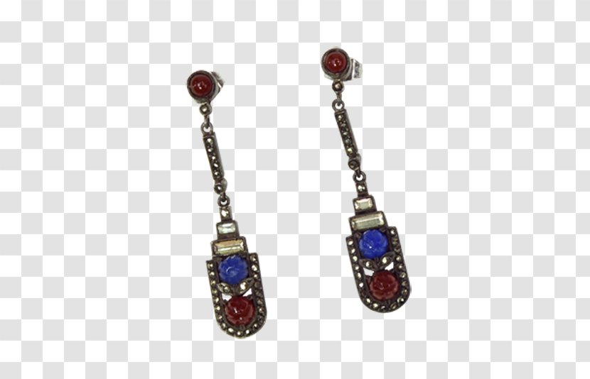 Earring Gemstone Jewellery Colored Gold Antique - Body Jewelry Transparent PNG