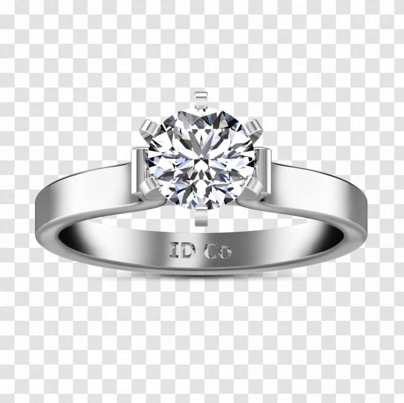 Diamond Engagement Ring Solitaire - Wedding Transparent PNG