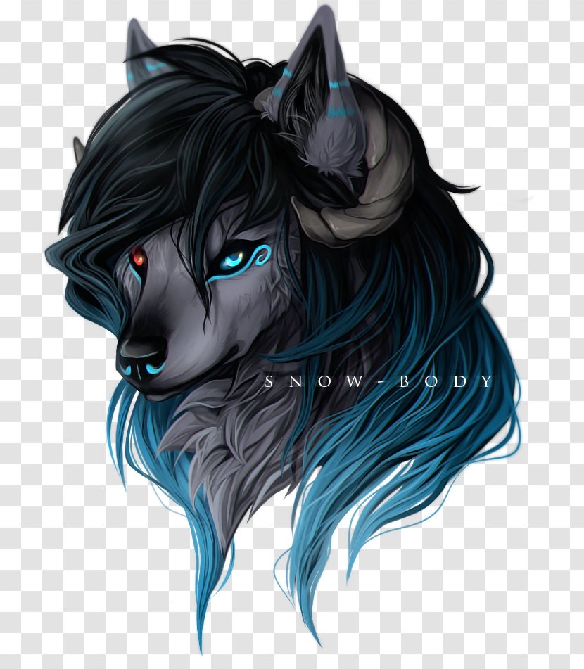 Drawing Wadera World Of Wolf Clans Gray - Mane - Snow Flow Transparent PNG