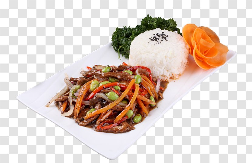 Fast Food Take-out Vegetarian Cuisine Hot And Sour Soup - Dish - Black Pepper Beef Bowl Pouring Material Transparent PNG