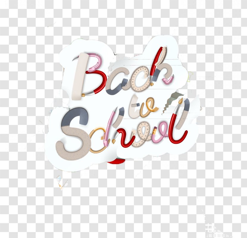 Back To School - Supplies - English Transparent PNG