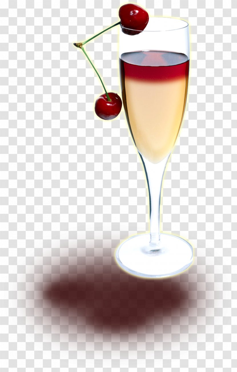 Juice Wine Cocktail Garnish Cherry - Glass Transparent PNG