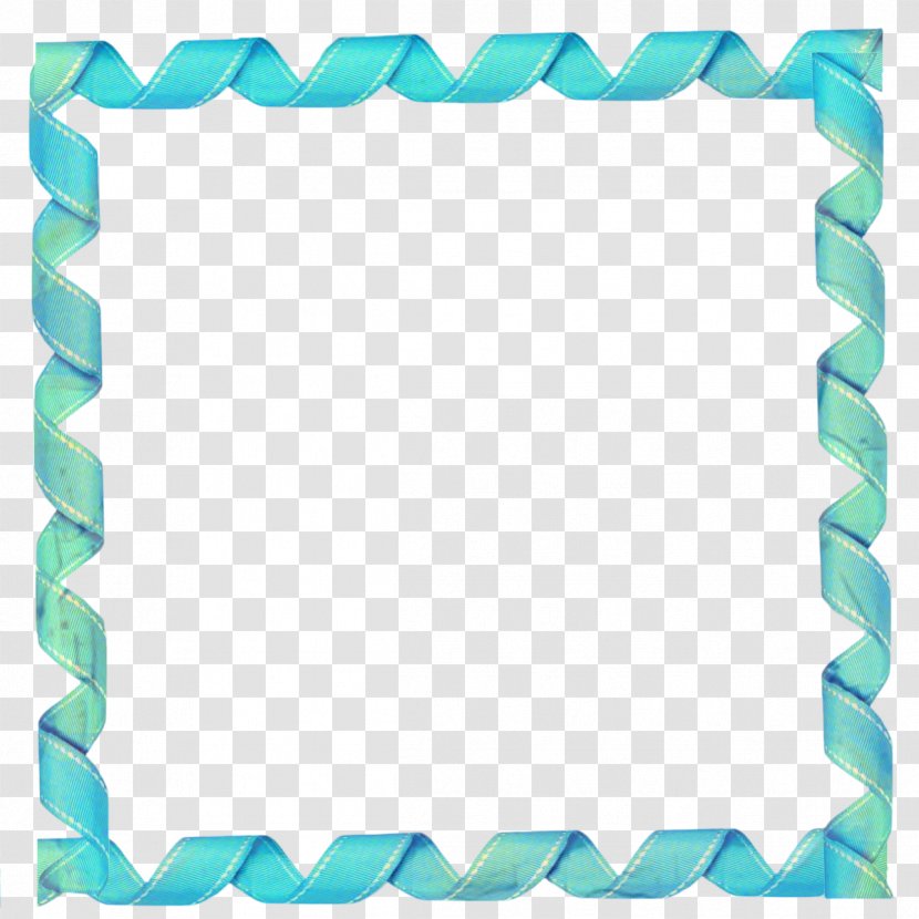 Blue Flower Borders And Frames - Picture Frame Rectangle Transparent PNG
