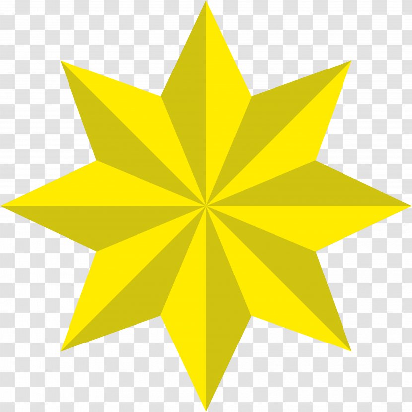 Schloss Zlin Vector Graphics Illustration Painting - Star - Yellow Symmetry Transparent PNG