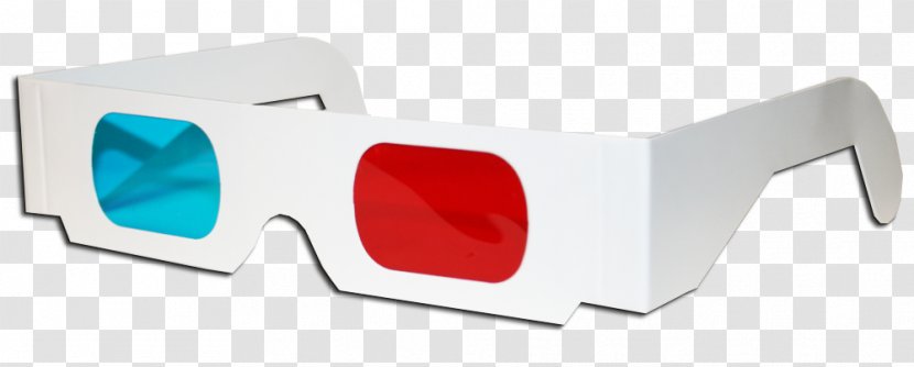 Goggles Sunglasses Paper 3D Film - White - Glasses Transparent PNG