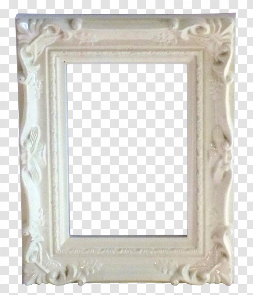 Picture Frames Mirror Vintage Clothing - Rectangle - White Frame Transparent PNG