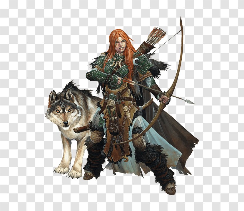 Pathfinder Roleplaying Game Dungeons & Dragons Ranger Gray Wolf Role-playing - Hunting - Rpg Wallpaper Transparent PNG