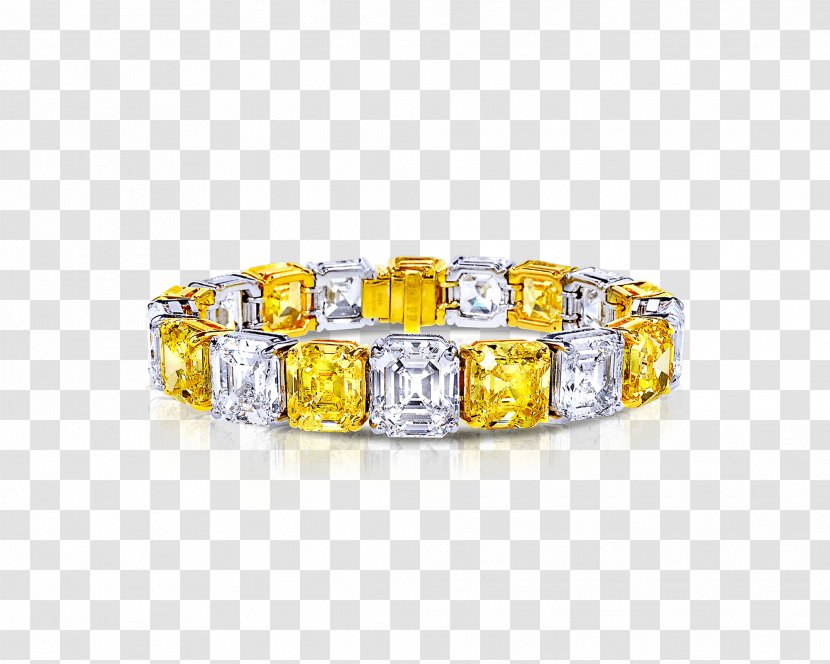 Yellow Ring Bracelet Graff Diamonds - Carat - Gold Transparent PNG