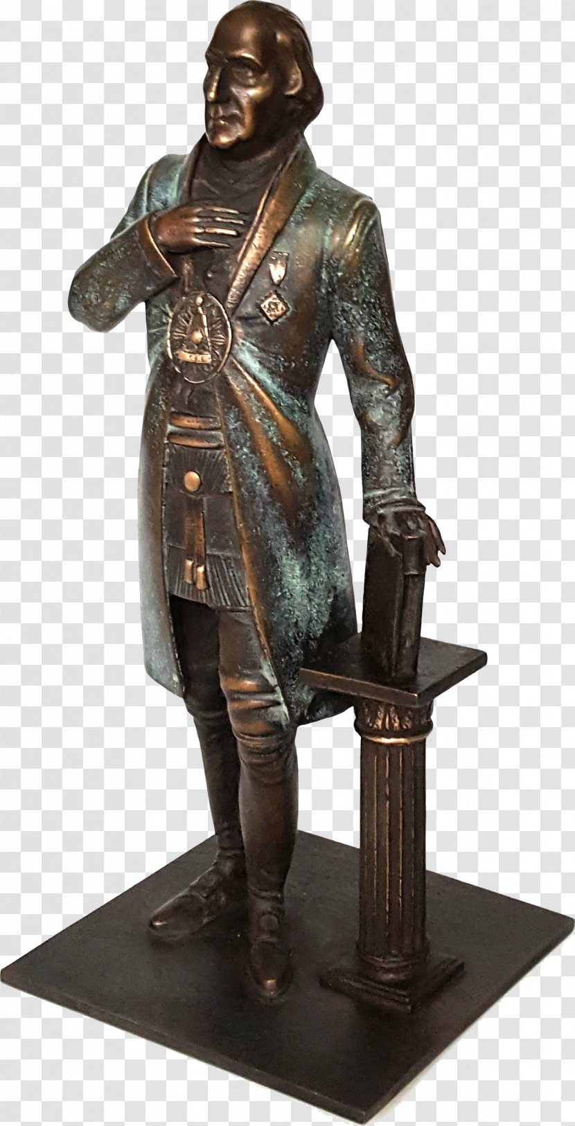 Bronze Sculpture Freemasonry In Germany - Marble - Knight Transparent PNG