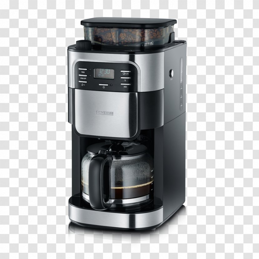 Coffee Maker Severin KA Coffeemaker Elektro Burr Mill Brewed - Home Appliance - Kitchen Transparent PNG