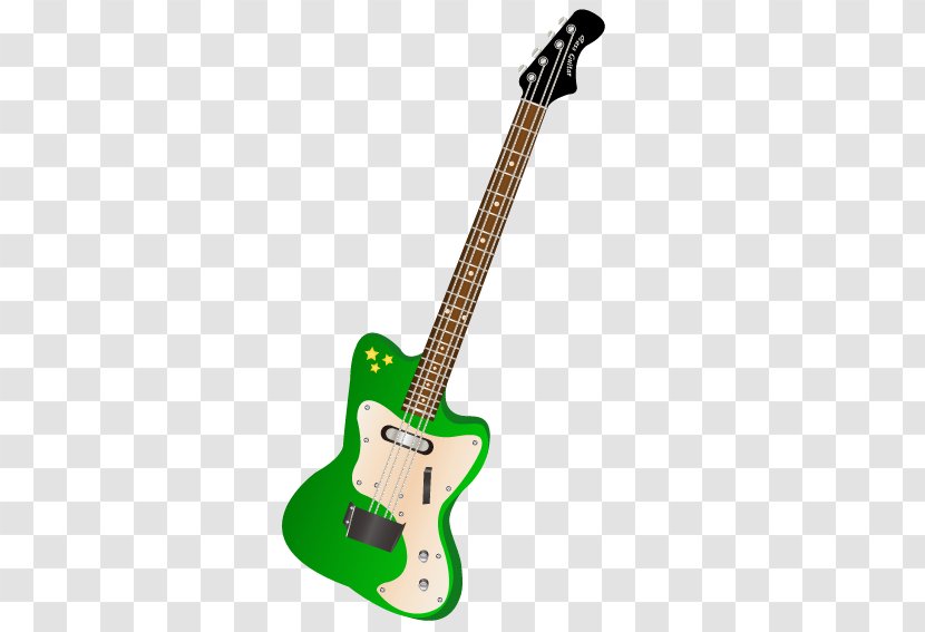 Musical Instrument Guitar Clip Art - Frame - Green Transparent PNG