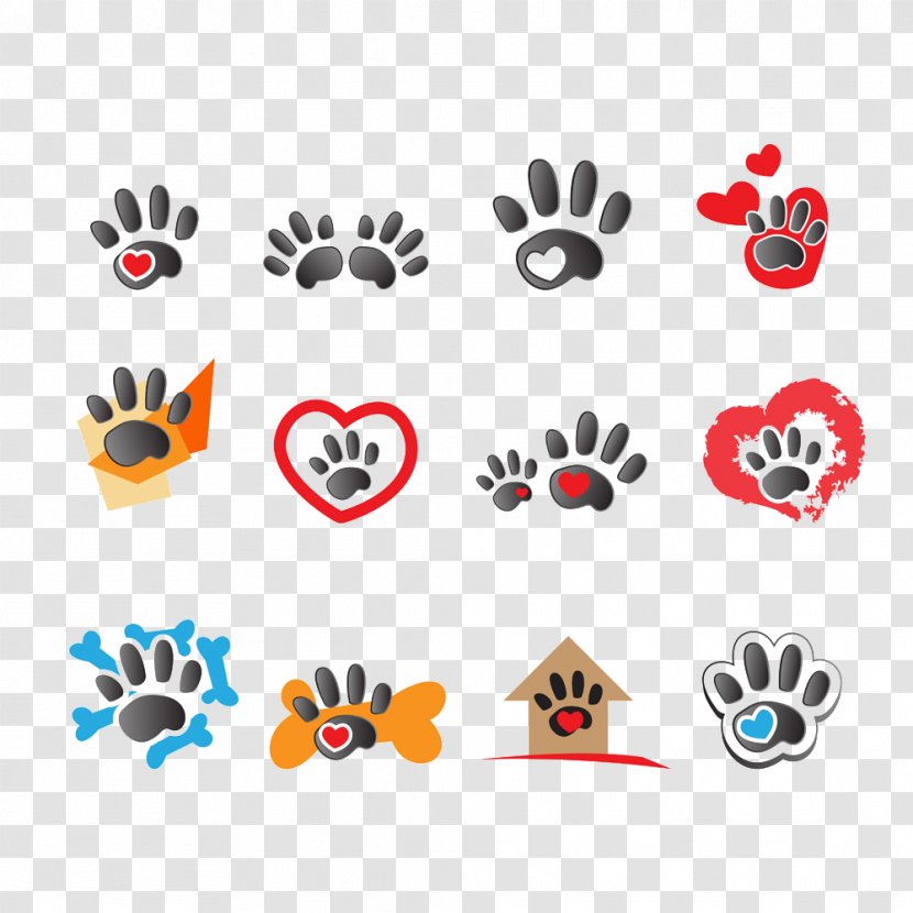 Cat Logo Graphic Design - Point - Dog Foot Transparent PNG