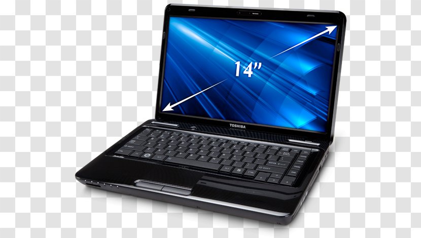 Laptop Toshiba Satellite Dell Computer - Display Device Transparent PNG
