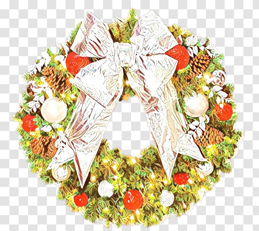 Floral Design DISH Christmas Ornament Wreath - Cut Flowers - Day Transparent PNG