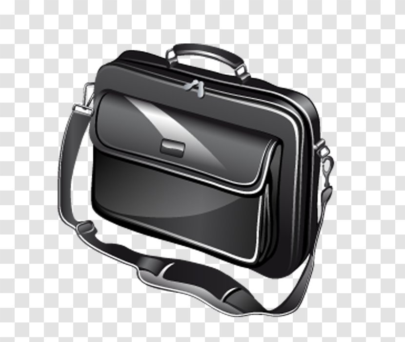 Laptop Computer Mouse Icon - Black - Bag Renderings Transparent PNG