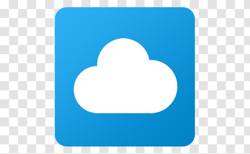 Blue Heart Aqua Sky Azure - Handheld Devices - Cloudapp Transparent PNG