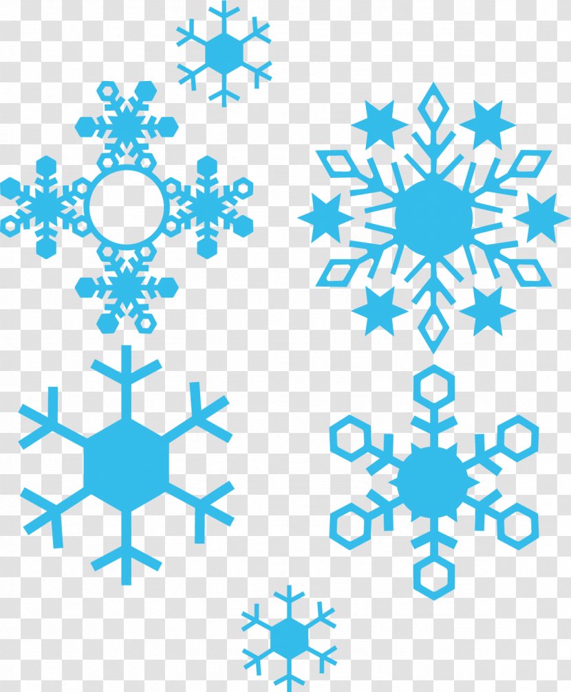 Snowflake Euclidean Vector - Color - Pure Snowflakes Image Transparent PNG