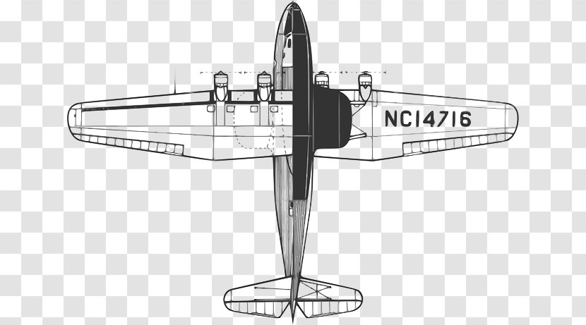 Martin M-130 China Clipper Airplane Boeing 314 - Black And White Transparent PNG