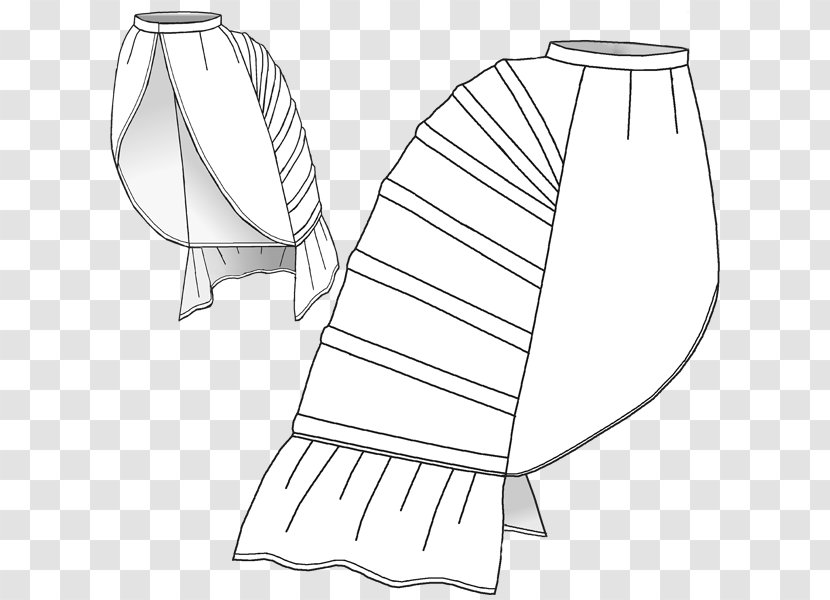 T-shirt Bustle Hoop Skirt Pattern - Wing Transparent PNG