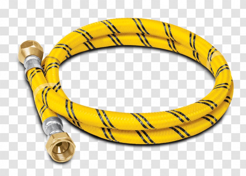 Hose Pipe Natural Gas Plastic - Yellow Transparent PNG