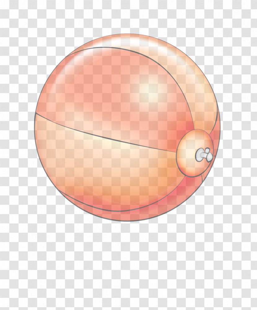 Peach Pink Nose Sphere Ball - Material Property Transparent PNG