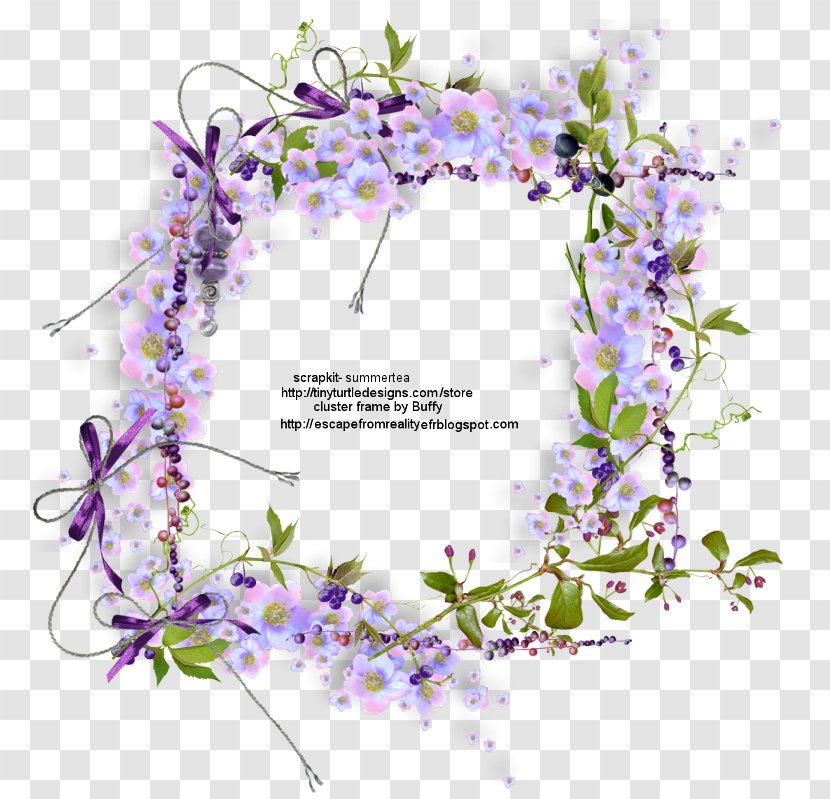 Floral Design Desktop Wallpaper Computer Download - Flora - Tea Frame Transparent PNG