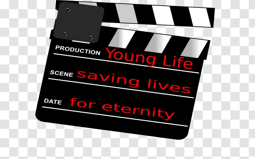 Clapperboard Film Cinematography Clip Art - Young Life Transparent PNG