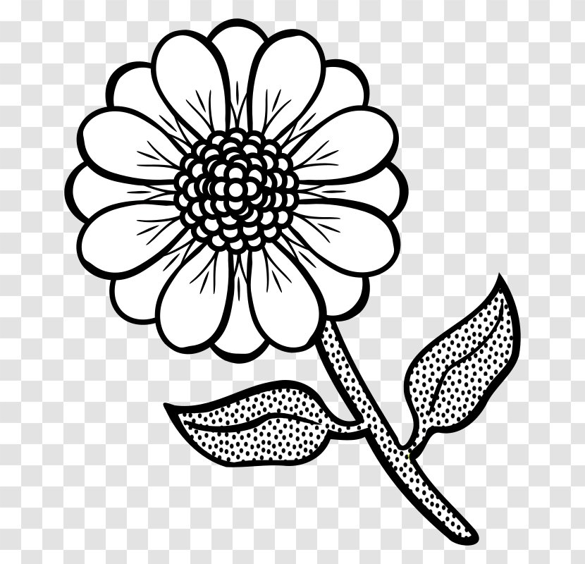 Coloring Book Drawing Wildflower Child - Point Transparent PNG