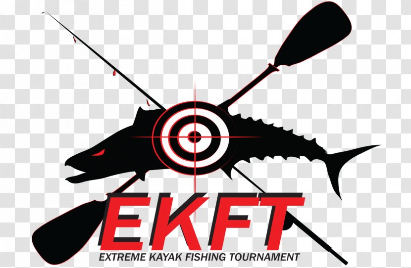 Kayak Fishing Logo Graphic Design - Artwork Transparent PNG