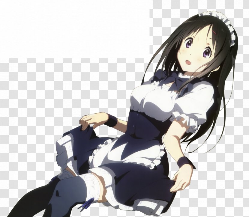 Eru Chitanda Hyouka Mayaka Ibara Hōtarō Oreki Maid - Watercolor Transparent PNG