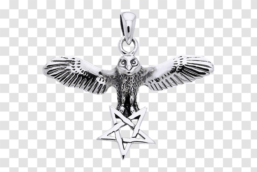 Body Jewellery Silver Charms & Pendants Symbol - Flying Owl Transparent PNG