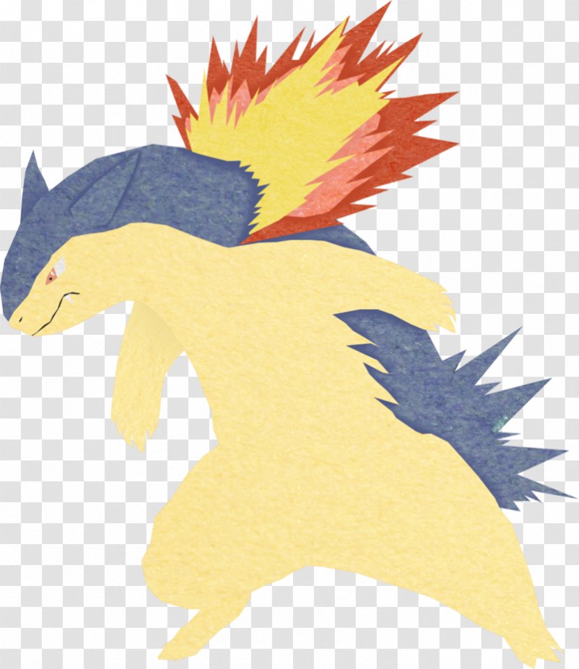 Paper Ash Ketchum Typhlosion Drawing Pokémon - Construction - Cutting Transparent PNG