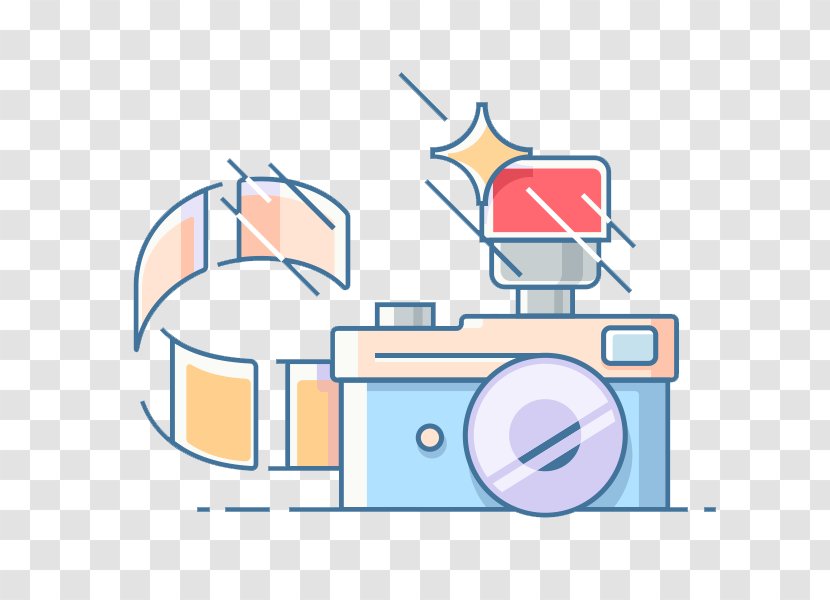 Photographic Film Camera Photography Icon - Drawing Transparent PNG