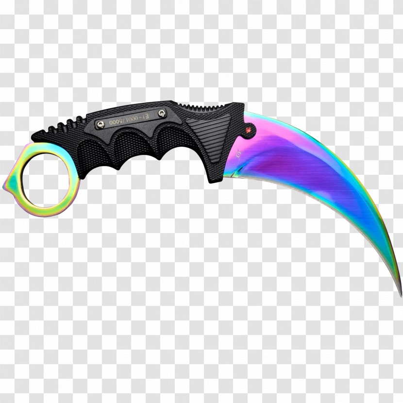 Utility Knives Hunting & Survival Counter-Strike: Global Offensive Knife Karambit - Serrated Blade Transparent PNG