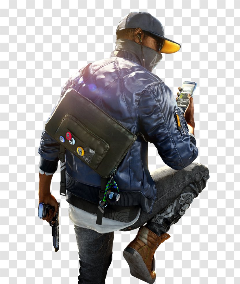 Watch Dogs 2 Messenger Bags Cosplay - Pin Transparent PNG