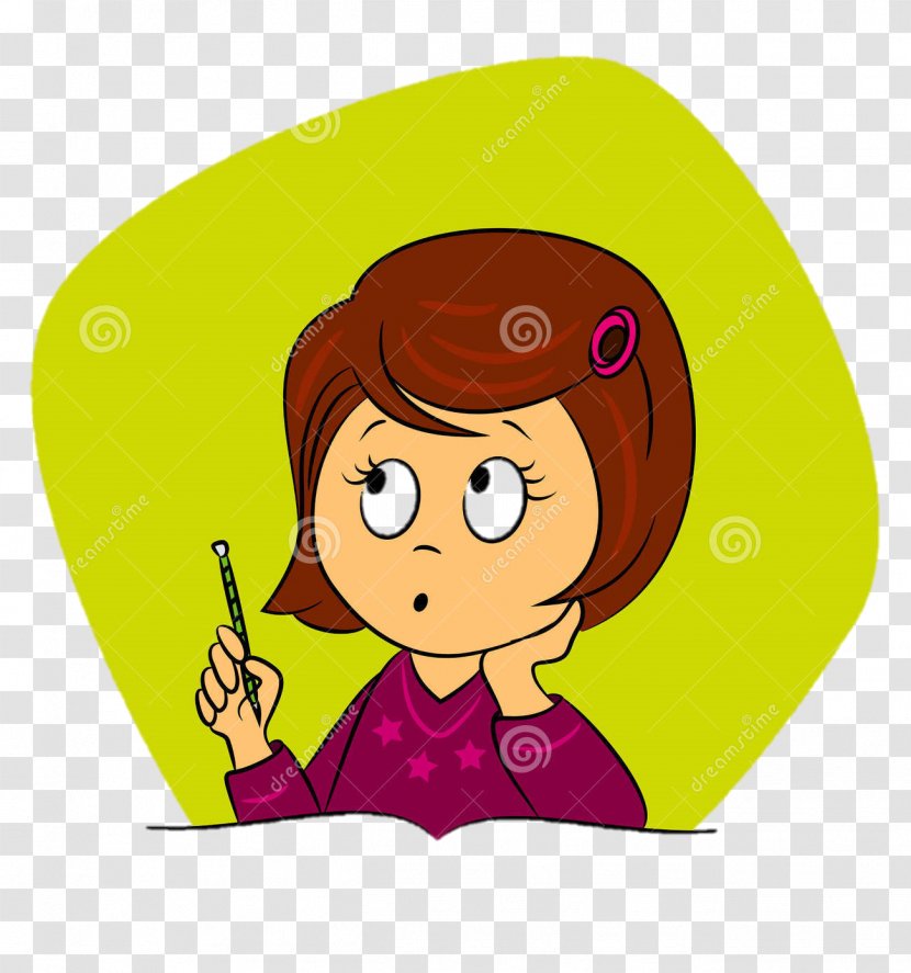 Girl Cartoon - Finger - Style Happy Transparent PNG