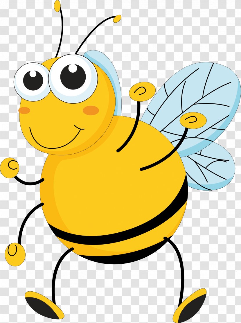 Vector Graphics Bee Illustration Cartoon Image - Stock Photography Transparent PNG
