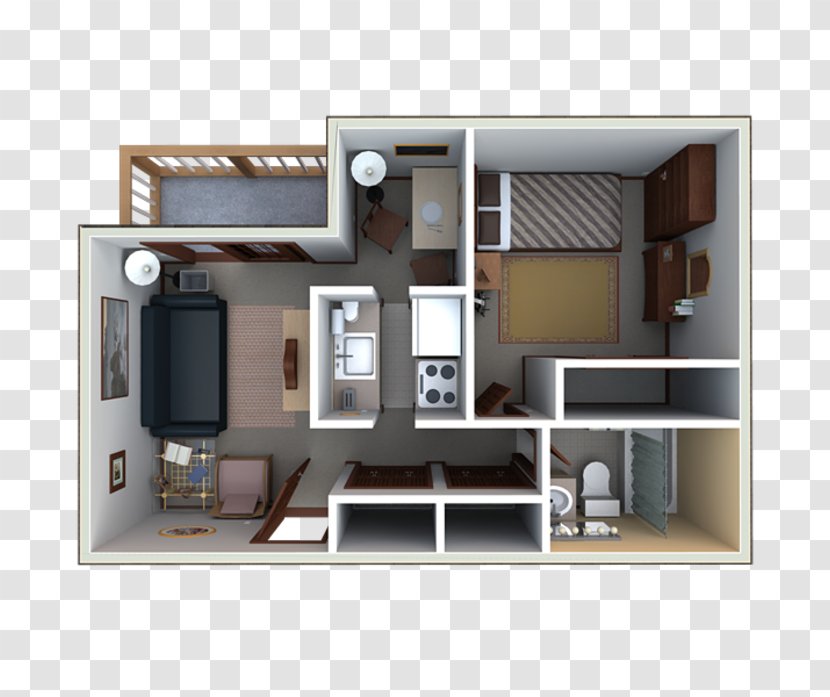 GlenLake Apartments Floor Plan Room - Bedroom - Apartment Transparent PNG
