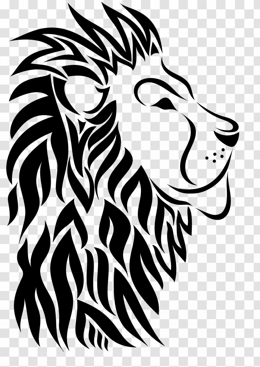 Lionhead Rabbit Tattoo Clip Art - Head - Lion Transparent PNG