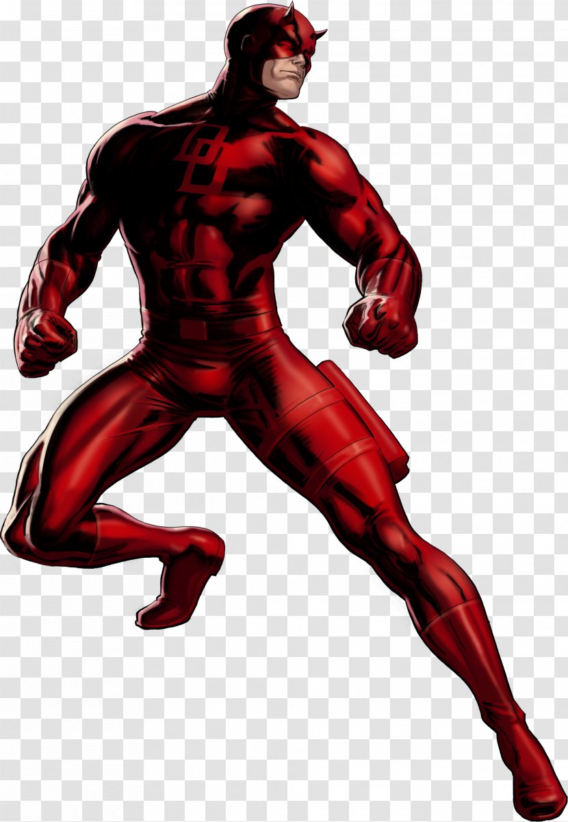 Marvel: Avengers Alliance Daredevil Black Widow Panther Bullseye - Marvel Transparent Images Transparent PNG