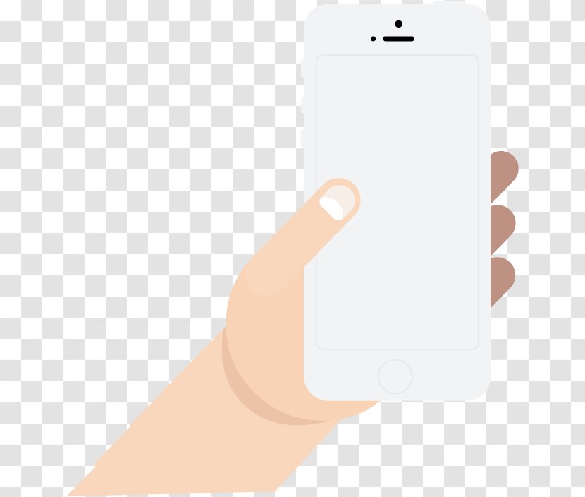 Smartphone Thumb Hand Model - Gadget Transparent PNG