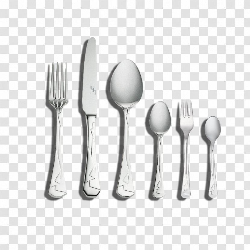 Cutlery Zepter International Silver Price Sales - Black And White - Set Transparent PNG